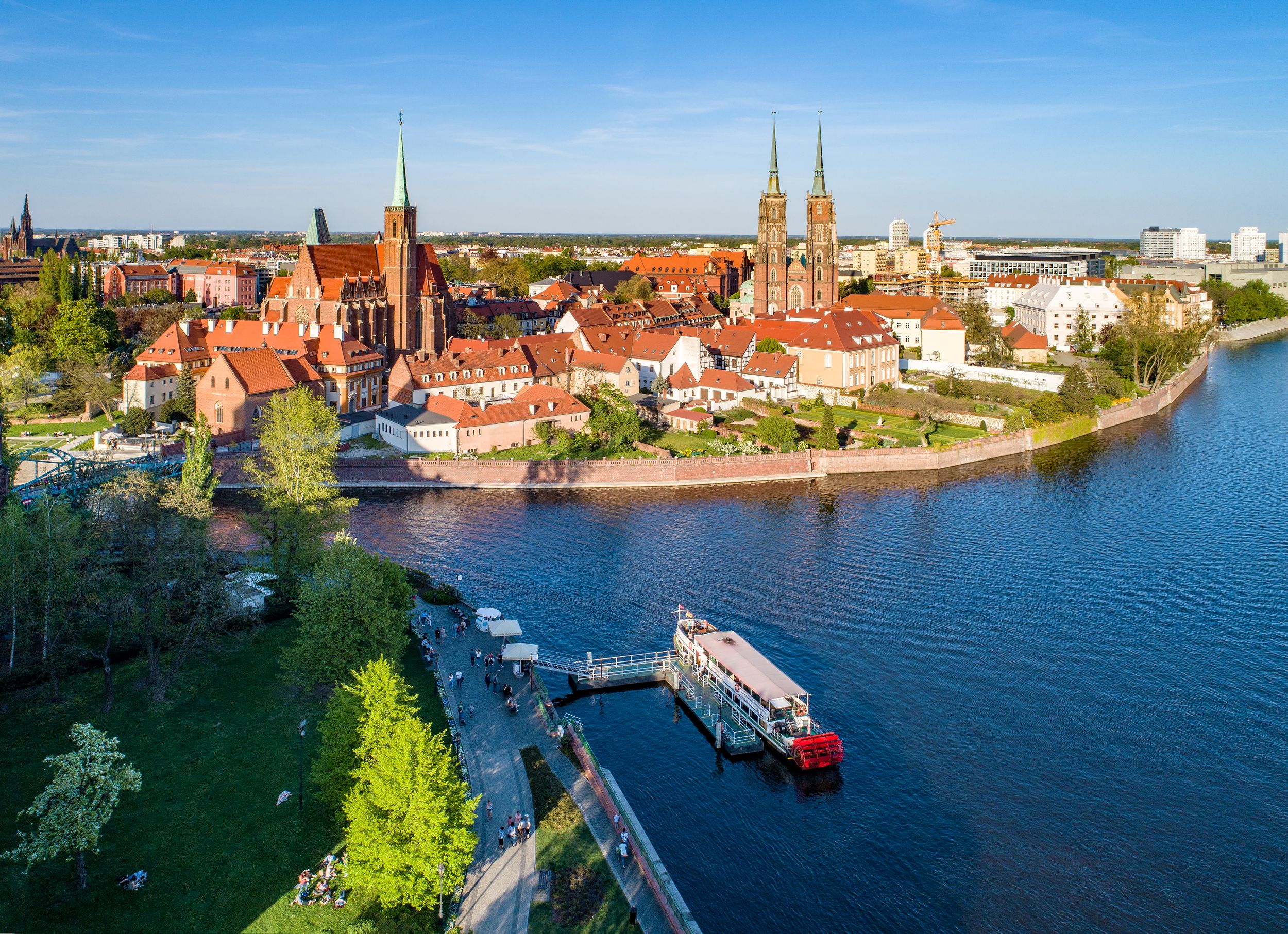 Poland. Wroclaw. Ostrow Tumski, Gothic cathedral of St. John the Bapti