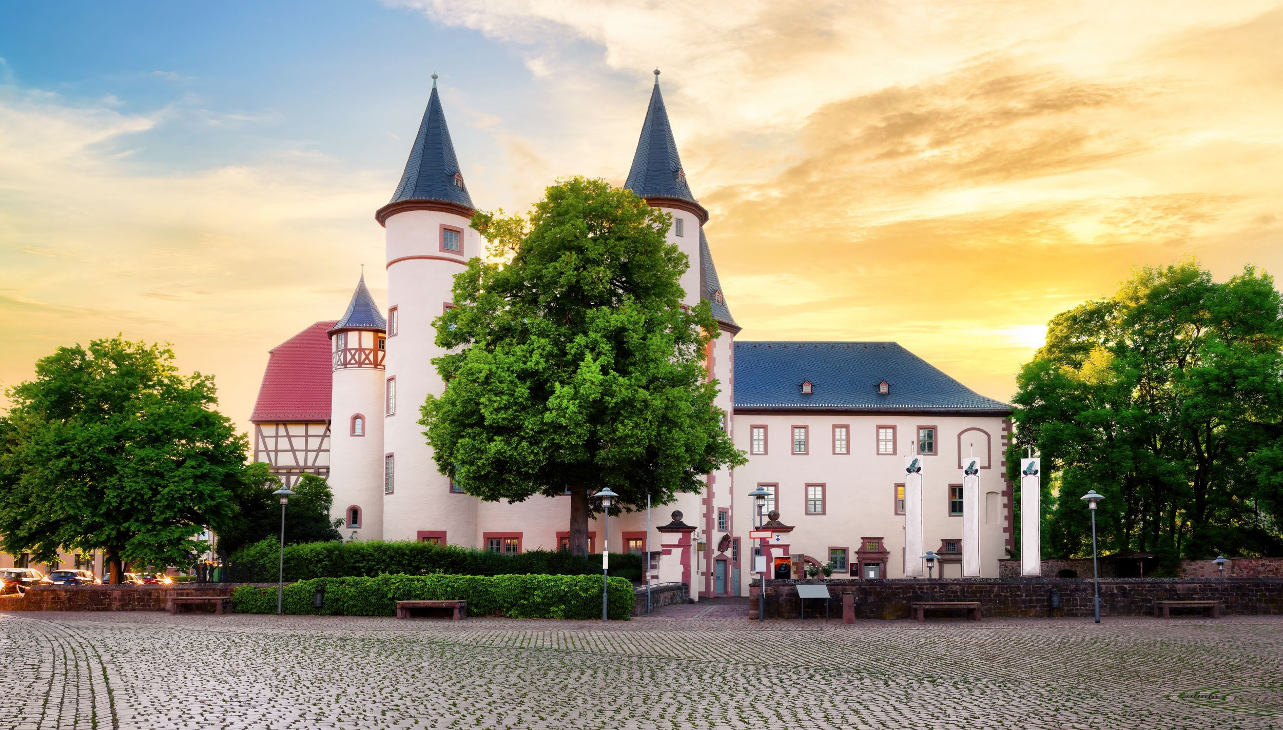 Snow White - Castle in Lohr am Main in the Spessart Mountains, Bavaria