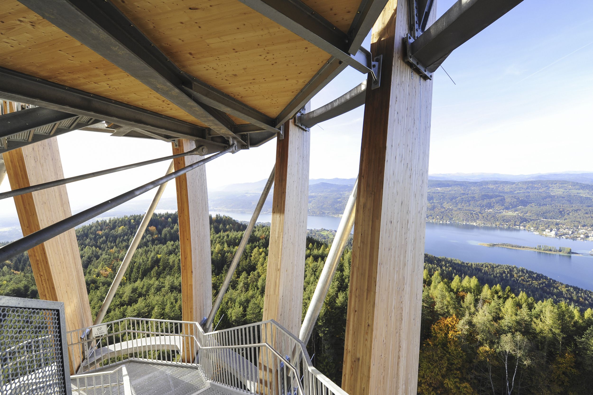 Aussichtsturm Pyramidenkogel, Österreich, Kärnten, Wörthersee, Keutsch