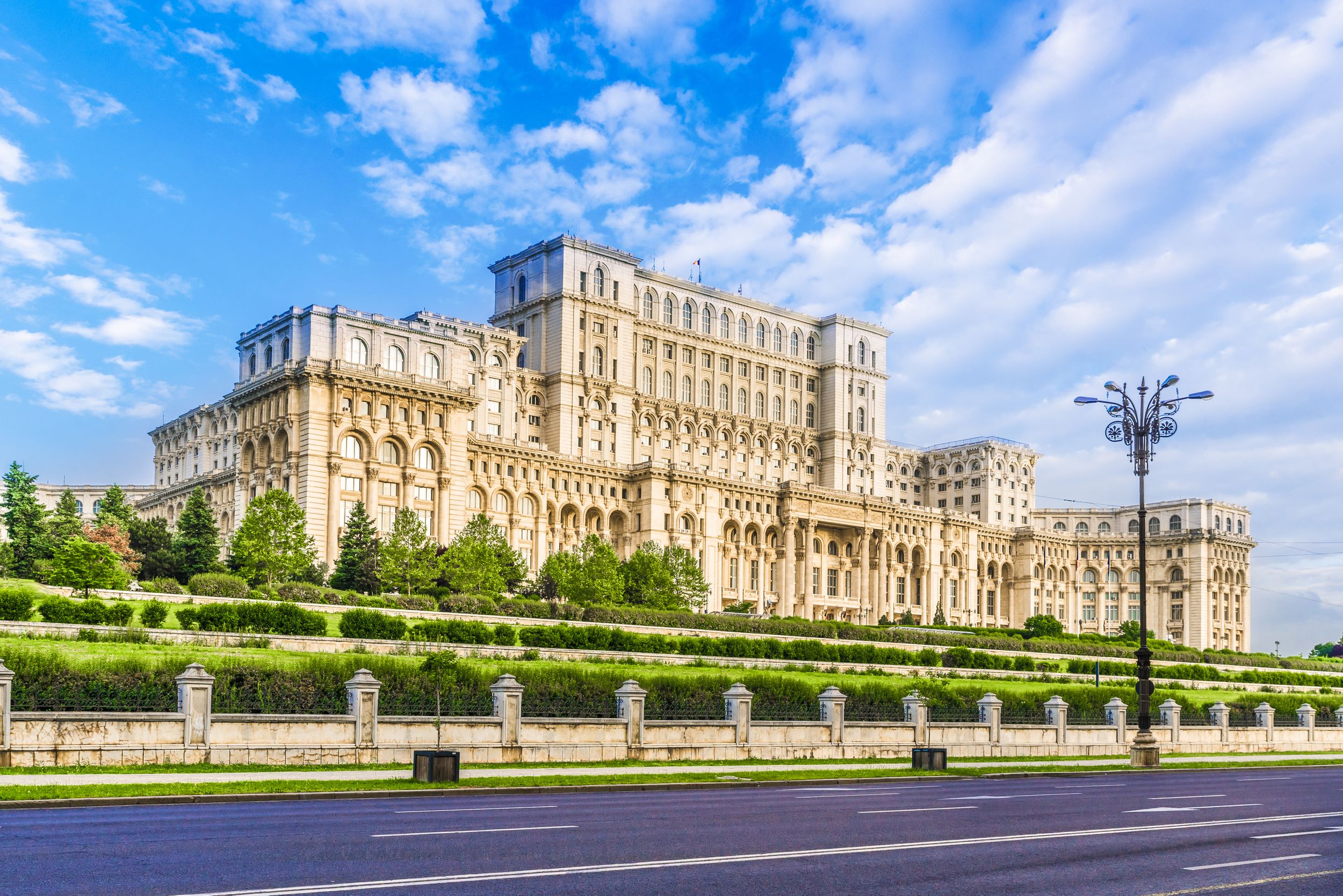 The Palace of the Parliament, Bucharest, Romania.