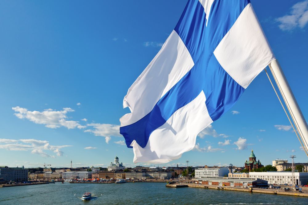 Finnische Flagge