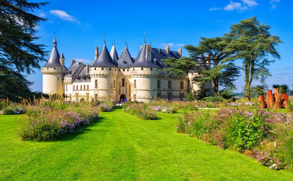 Chaumont-sur-Loire castle, France. This castle is located in the Loire